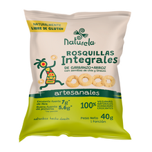 Cargar imagen en el visor de la galería, ROSQUITAS INTEGRALES DE GARBANZO+ARROZ NATURELA