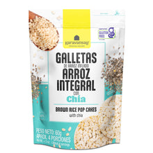 Cargar imagen en el visor de la galería, GALLETA DE ARROZ INTEGRAL CON CHIA KARAVANSAY
