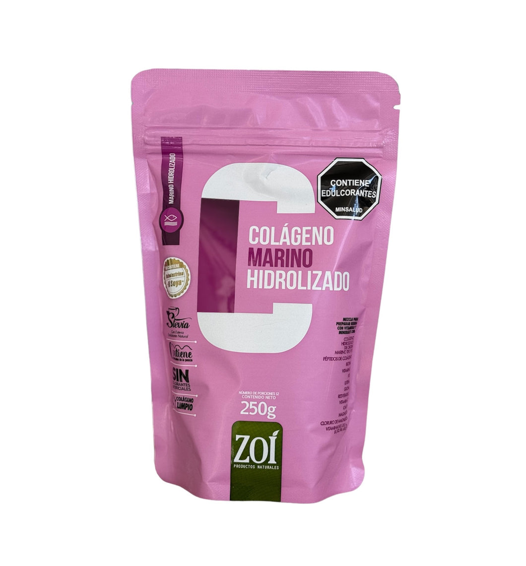 COLÁGENO MARINO HIDROLIZADO 250G ZOI