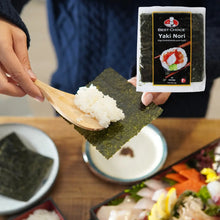 Cargar imagen en el visor de la galería, Algas Para Sushi X10 Hojas x28g YAKI NORI
