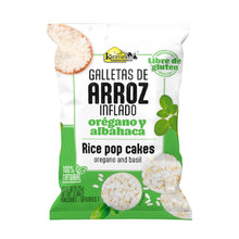 Cargar imagen en el visor de la galería, GALLETAS DE ARROZ INFLADO CON OREGANO Y ALBAHACA
