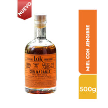 Cargar imagen en el visor de la galería, Miel de Abejas 100% Natural con Naranja 500g
