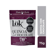 Cargar imagen en el visor de la galería, LOK Quinoa cubierta con Chocolate 70% 75g
