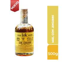 Cargar imagen en el visor de la galería, Miel de Abejas 100% Natural con Jengibre 500g
