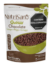 Cargar imagen en el visor de la galería, QUINOA LOOPS CHOCOLATE NUTRISANO
