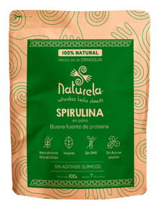 SPIRULINA EN POLVO 100G NATURELA