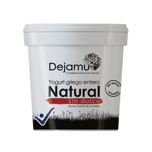 Cargar imagen en el visor de la galería, YOGURT GRIEGO ENTERO NATURAL SIN DULCE DEJAMU
