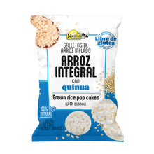 Cargar imagen en el visor de la galería, GALLETA DE ARROZ INTEGRAL INFLADO CON QUINUA KARAVANSAY
