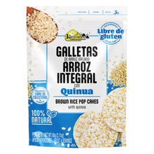 Cargar imagen en el visor de la galería, GALLETA DE ARROZ INTEGRAL INFLADO CON QUINUA KARAVANSAY
